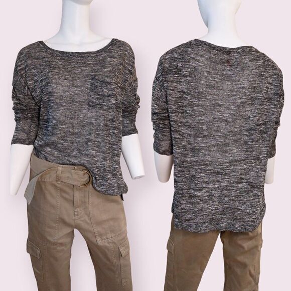 (3/$15) Divided H&M Gray Scoopneck Sweater Top - Picture 2 of 5